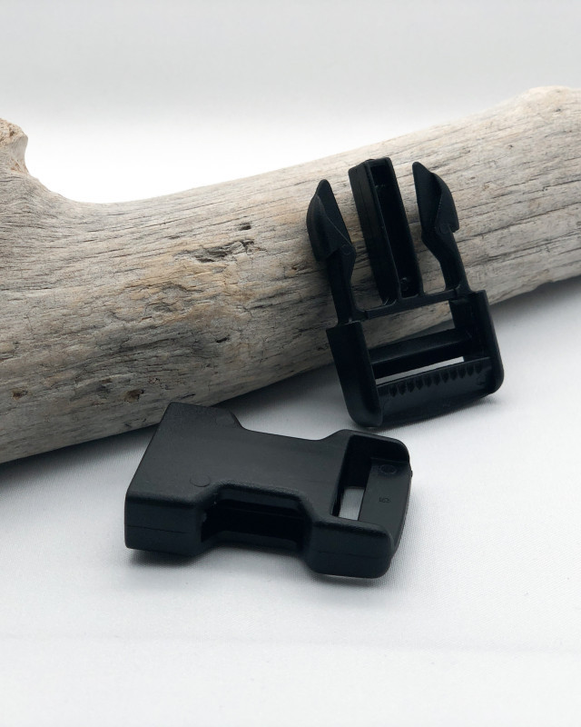 Boucle Clip Noir 25mm - Maison Klem